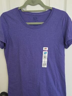 Fruit of the Loom Women’s Purple Short Sleeve Crewneck Tee